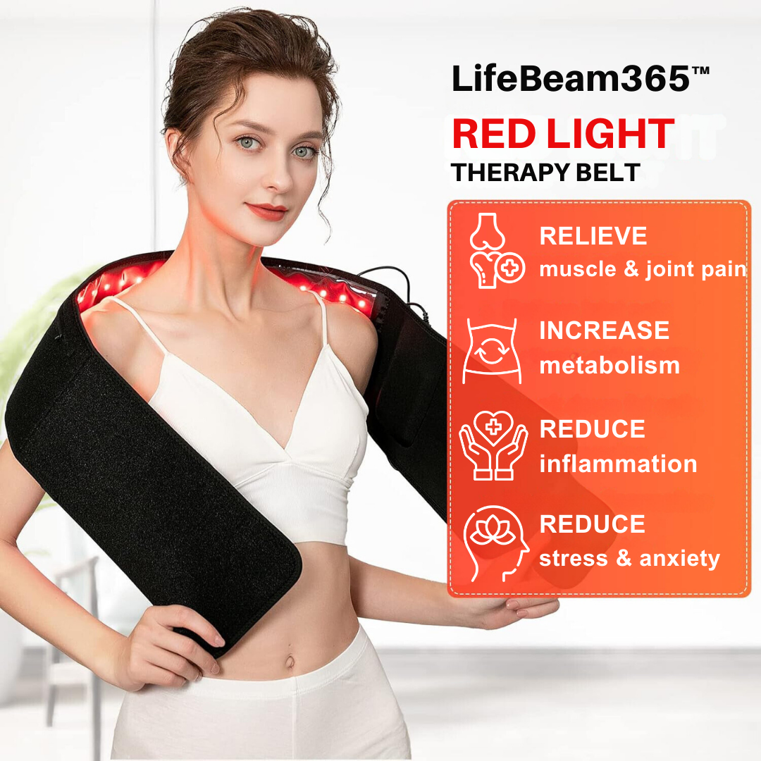 LifeBeam365™ - Red Light and Infrared Light Therapy Belt