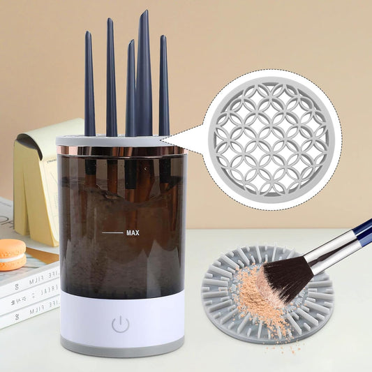 PURE BRUSH™ - 3-in-1 Electric Makeup Brush Cleaner