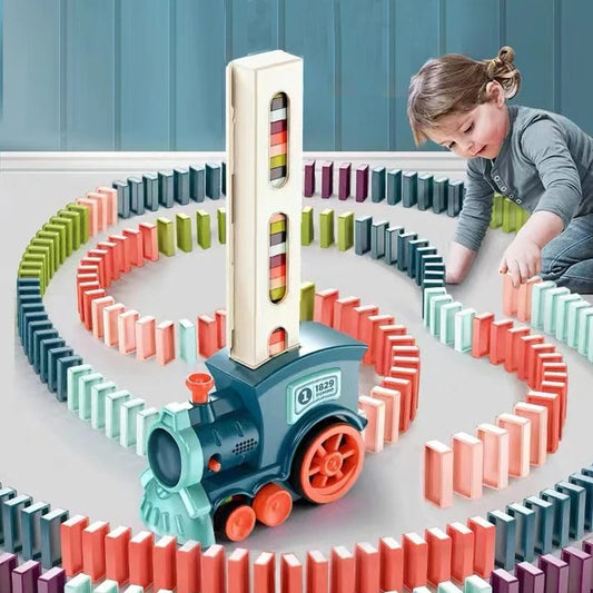 DominoMagic Train™ - Montessori Kids' Automatic Builder Set